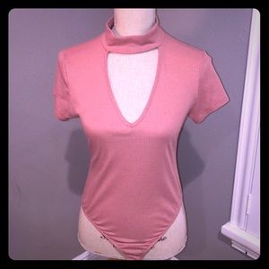 Pink one piece shirt